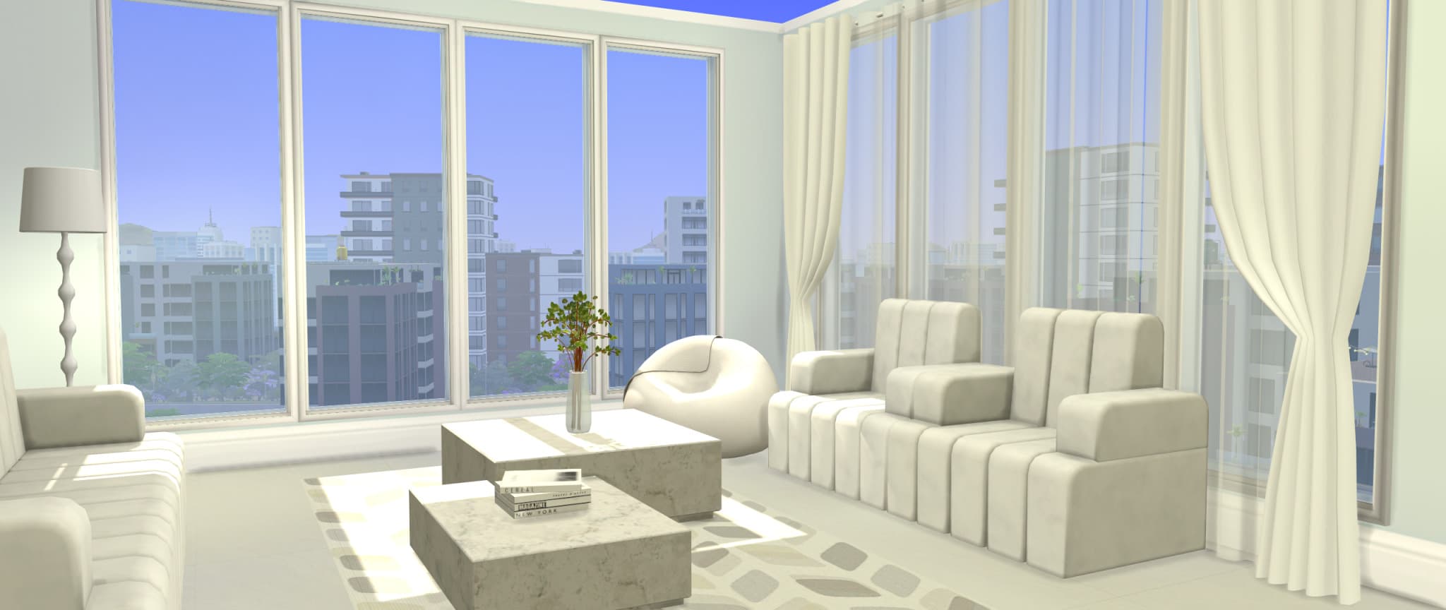 Галерея мода Набор для гостиной Soft City Luxe Living Set #3